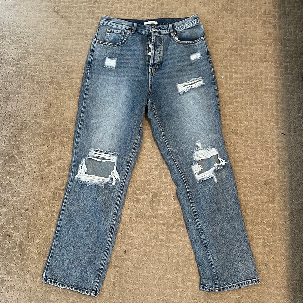 Pac Sun Acid Wash Dad Jean